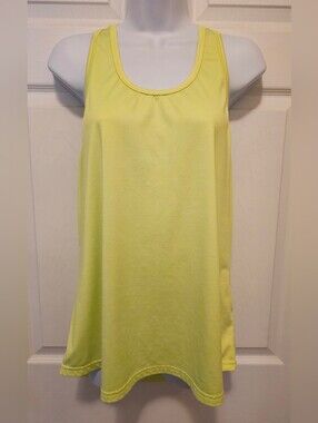 ICTIVE Neon Lime Green Racerback Athletic Workout Tank Top Size XL